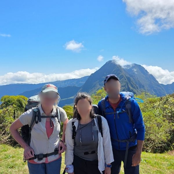 Dépose au départ du sentier
