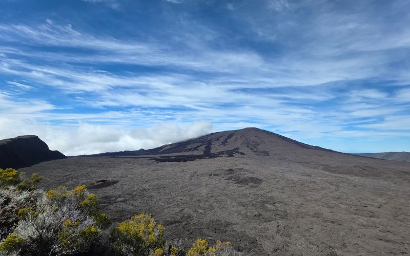 Piton de la Fournaise volcano Reunion